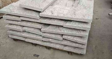 长沙芝麻白蘑菇石，自然面