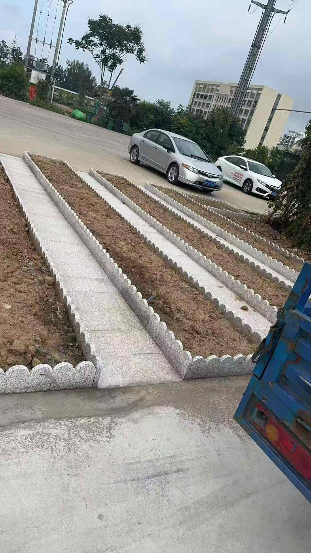 长沙芝麻白花边石