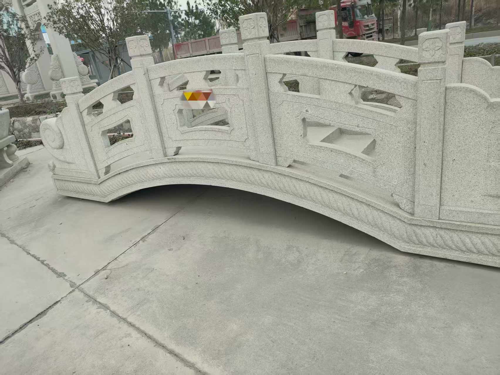 长沙芝麻白拱桥，石桥