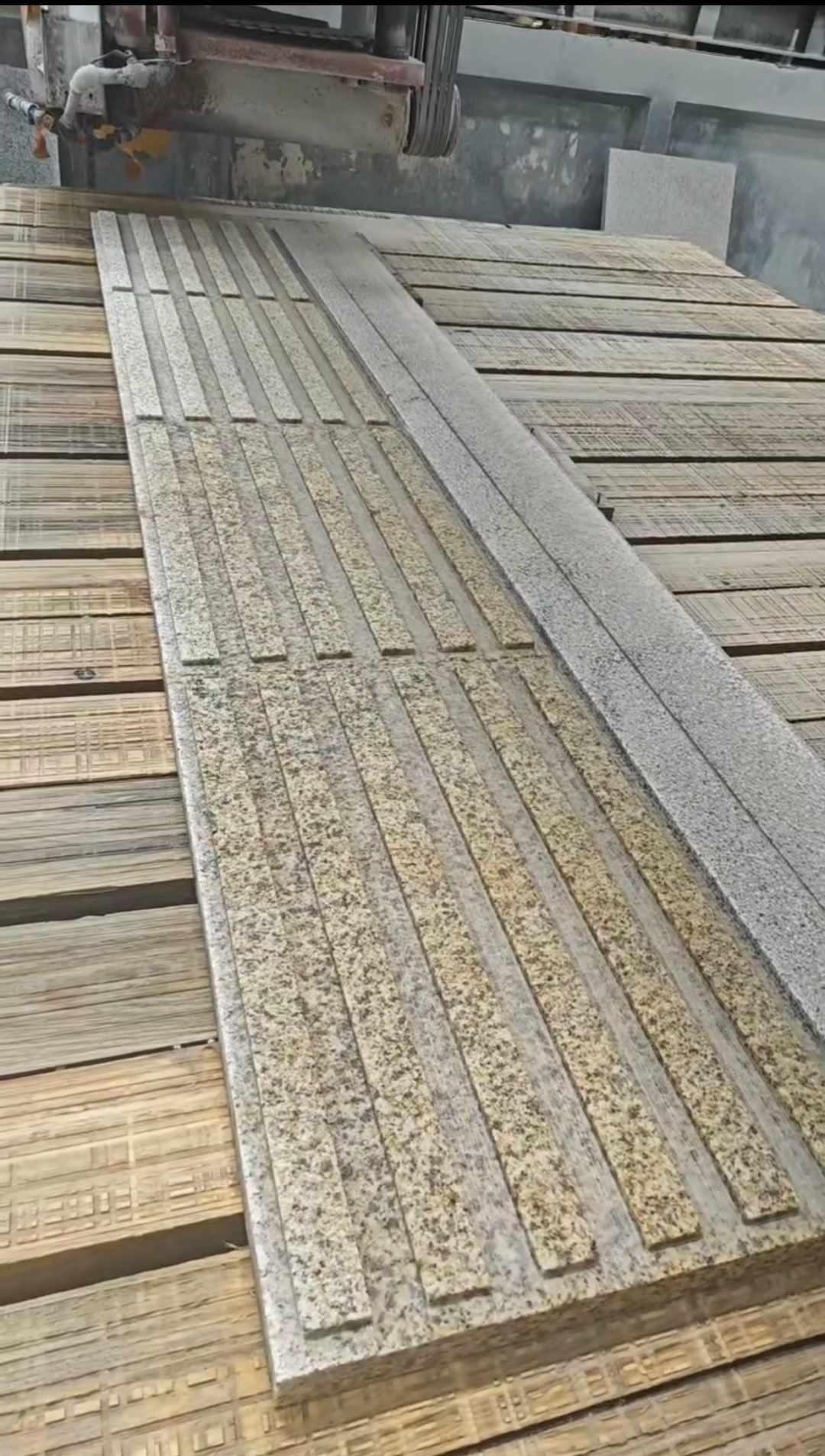 长沙黄金麻盲道石 盲条