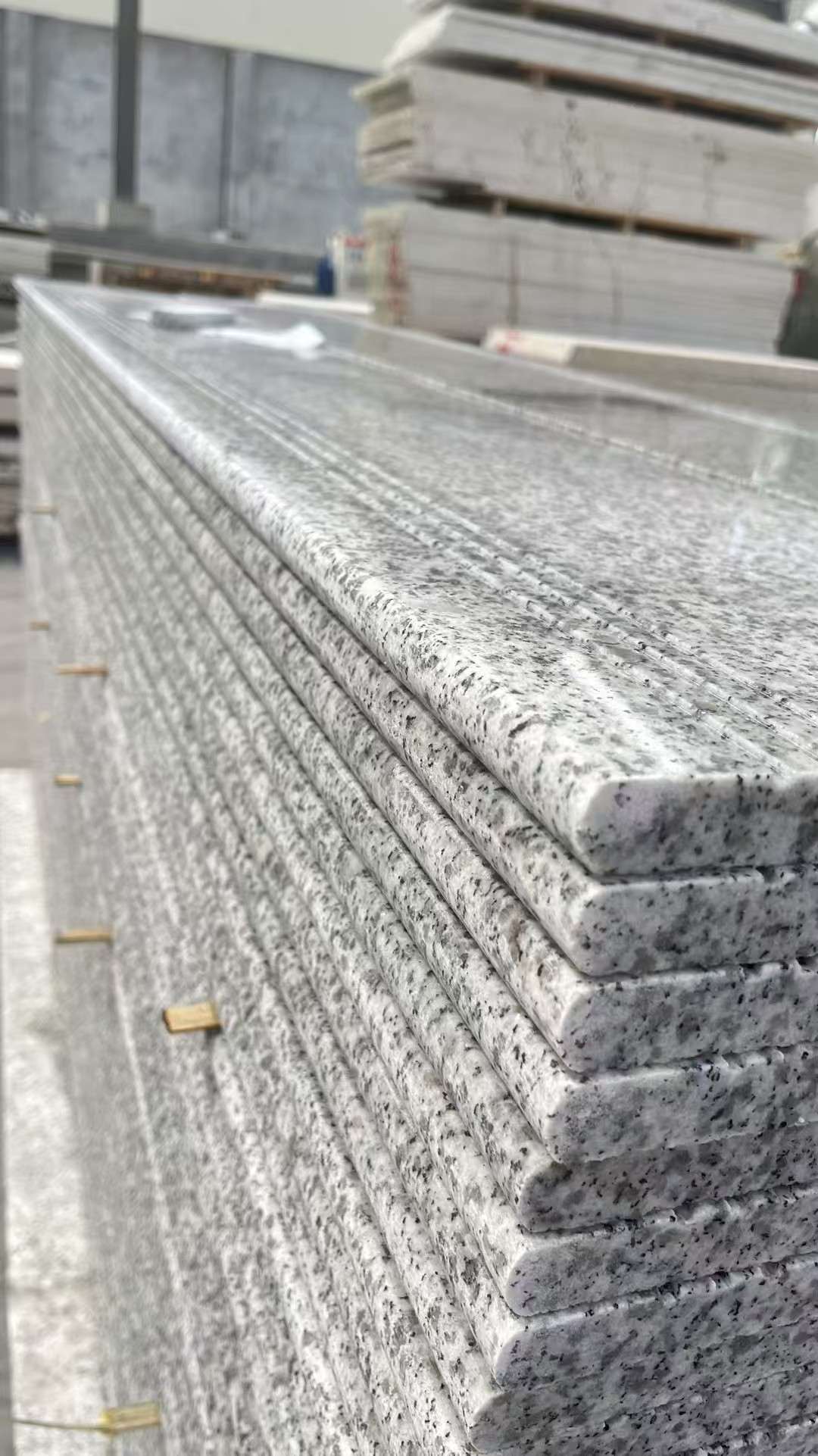 长沙芝麻白楼梯踏步 花岗岩楼梯板材