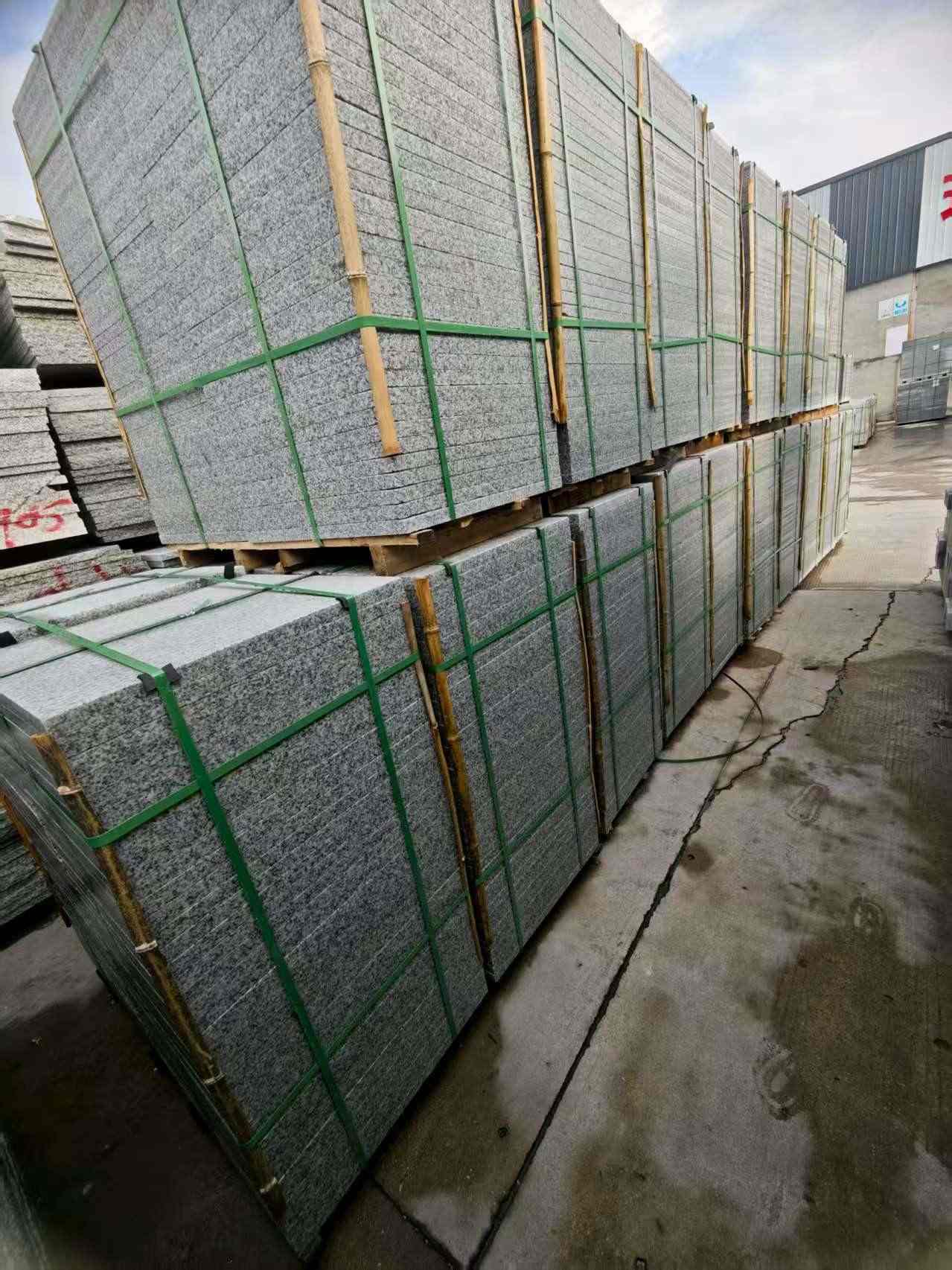 长沙芝麻白地铺版 石材地铺石