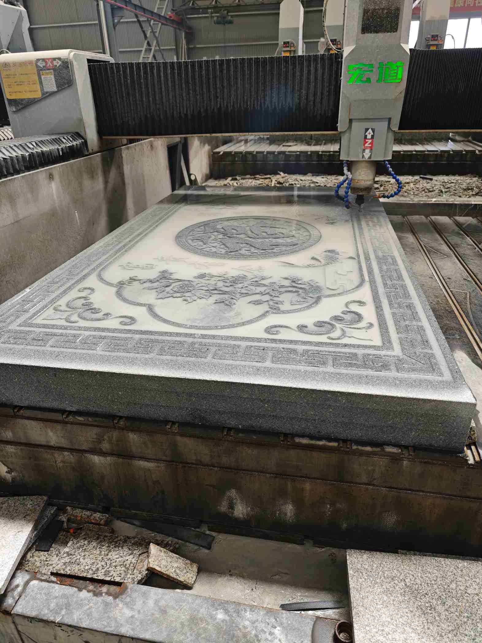 长沙芝麻灰雕刻版异形雕刻异形定制